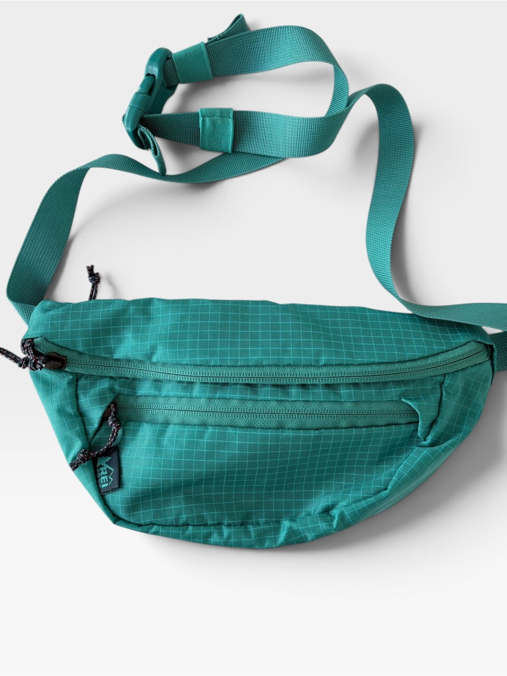 REI Co-op Teal Ripstop Waist Pack Fanny Pack Belt Bag Hiking